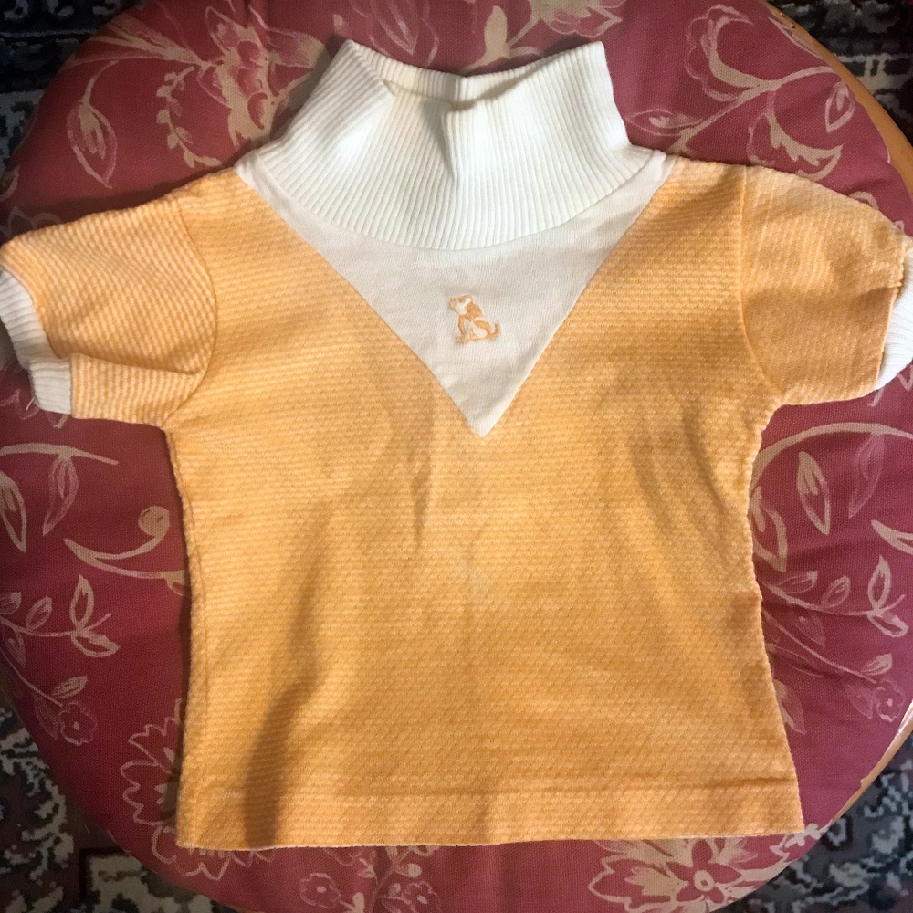 Vintage Health-tex Stantogs Turtleneck T-Shirt- 6M